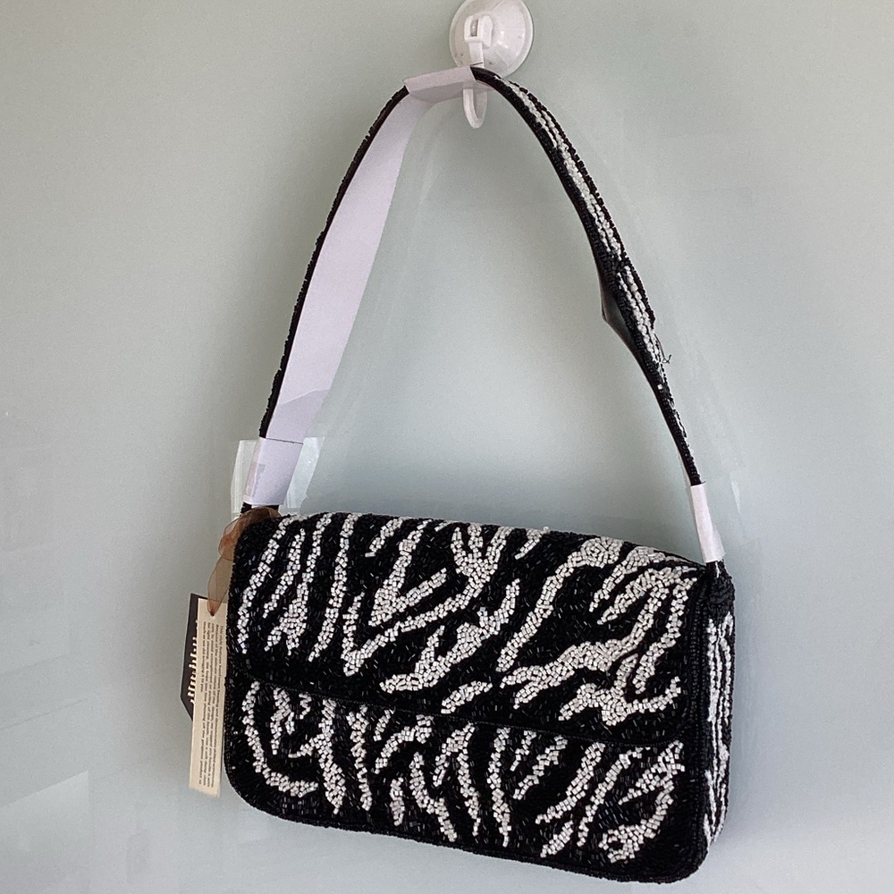 Black and White Zebra Pattern Women Bag
